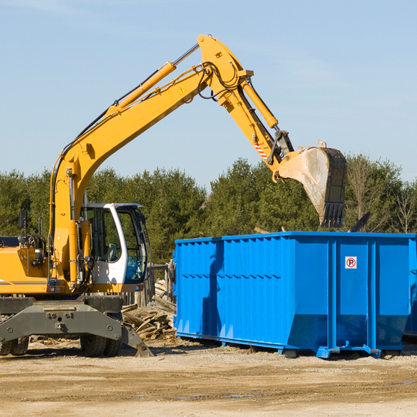 can i choose the location where the residential dumpster will be placed in Bethlehem NH